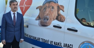 Manisa'nın ilk hayvan ambulansı Turgutlu'da