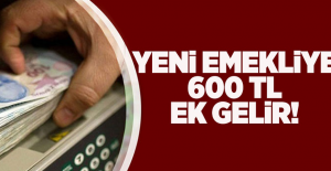 Emekliye 600 TL Ek Gelir