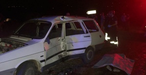 Manisa'da Feci Kaza! otomobille motosiklet çarpıştı: 1 ölü, 4 yaralı