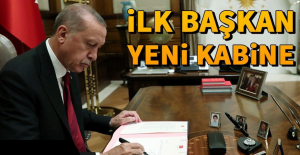 Cumhurbaşkanı Erdoğan yeni kabineyi açıkladı