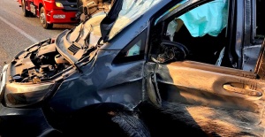 Manisa'da trafik kazası 4 yaralı