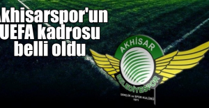 Akhisarspor'un UEFA kadrosu belli oldu