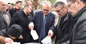 Başkan Ergün'e Muradiye'de yoğun ilgi
