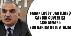Bakan Ersoy’dan ilginç sandık güvenliği açıklaması: Son dakika golü atalım