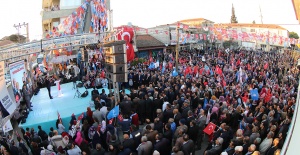 Cumhur İttifakı adayı Ergün'den Köprübaşı'nda miting