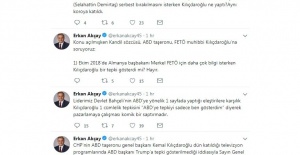 MHP'li Akçay'dan sosyal medya üzerinden Kılıçdaroğlu'na eleştiri