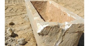 Hızlı tren inşaatında lahit mezar ortaya çıktı