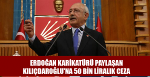 Erdoğan karikatürü paylaşan Kılıçdaroğlu'na 50 bin liralık ceza