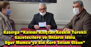 Kasırga “Kalemi Kılıçtan Keskin Yürekli Gazetecilere ve Onların İdolü Uğur Mumcu’ya Bin Kere Selam Olsun”