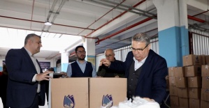 Yunusemre’de erzak kolileri hazır