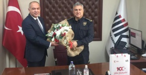 Aktaş PTT Müdürü Akyel ve TUİK Müdürü Direkçi’yi Ziyaret Etti