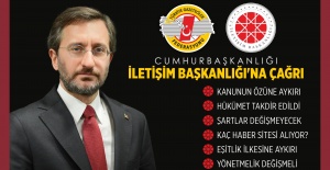 TGF’DEN İLETİŞİM BAŞKANLIĞI’NA ÇAĞRI