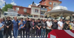 Araştırmacı Yazar Nuri Argaç, askeri törenle toprağa verildi