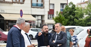 Başkan Balaban iki mahallede incelemede bulundu