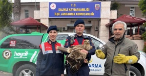 Manisa jandarma Kızıl Şahin’e sahip çıktı