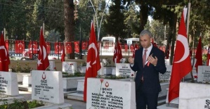 Gazi Kıyışkan’dan bütün vatandaşlara şehitlik ziyareti daveti
