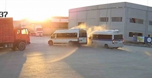 İşçi servisi kaza yaptı: 19 yaralı