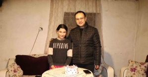 Kaymakam Kahveci’den küçük Sıla’ya doğum günü sürprizi