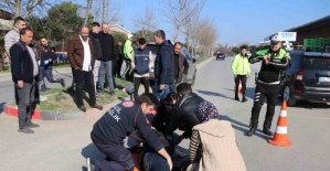 Turgutlu’da otomobil ile motosiklet çarpıştı: 2 yaralı