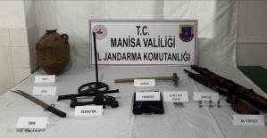 İzinsiz kazıya jandarma operasyonu