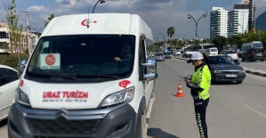 Manisa’da 14 işçi servisi trafikten men edildi