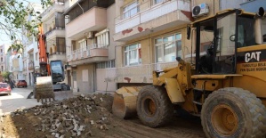 Turgutlu’da 12 sokakta yol çalışması yapılıyor