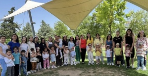 Anneler ve çocuklar doyasıya eğlendi