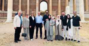 Arınç, Sardes Antik Kenti ve yeni açılan Manisa Müzesini ziyaret etti