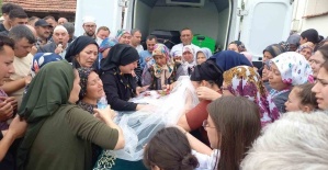 Kazada hayatını kaybeden genç kız duvağıyla uğurlandı