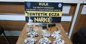 Kula’da 479 sentetik hap ele geçirildi