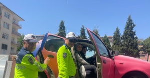 Kula’da emniyet kemerinin önemi simülasyon aracı ile anlatıldı