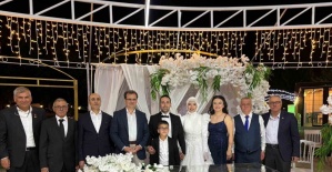 Manisa’da şehit Mehmet Uyar’ın kardeşi evlendi