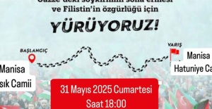 Manisa’dan Filistin’e destek yürüyüşüne...