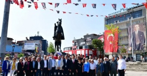 Manisa’nın ilçelerinde 19 Mayıs coşkusu