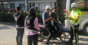 Motosikletlilere ceza yağdı