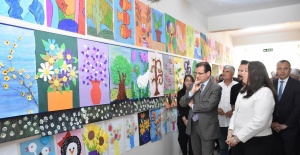 Salihli’de özel öğrencilerden özel sergi
