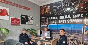 Soma İlçe Emniyet Müdürü Er’den muhtarlara ziyaret