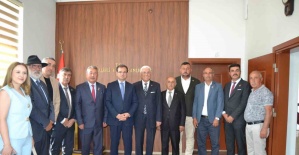 Türkiye Muhtarlar Federasyonu Genel Başkanı Salihli’de temaslarda bulundu