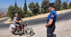 Alaşehir’de zabıtalardan orman yangını nöbeti