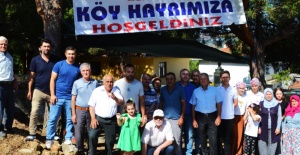 Gördes Dutluca’da geleneksel olarak düzenlenen hayır yemeğine yoğun katılım oldu