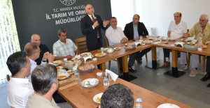 Manisa İl Tarım ve Orman İl Müdürü Metin Öztürk'e veda