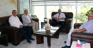 Manisa TSO Başkanı Mehmet Yılmaz’dan Kaymakam Cantürk’e hayırlı olsun ziyareti