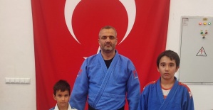 Baba ve oğulları judoda aynı yolda