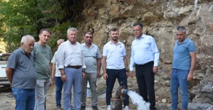 Çiftçiler suya kavuştu mahalle bayram etti