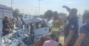 Kula’da karı-koca trafik kazasında hayatını kaybetti