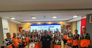 Manisa’da Destek AFAD Gönüllülerine kimlik kartları teslim edildi