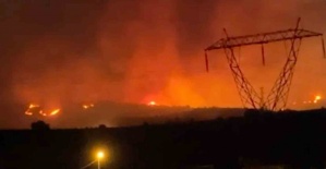 Manisa’daki orman yangınına müdahale sürüyor