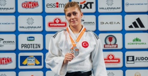 Manisalı Milli Judocu Sura Nil Karasu Avrupa ikincisi oldu
