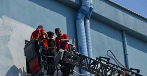 MCBÜ Hastanesinde gerçeği aratmayan yangın tatbikatı