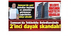 Samsun'da Tekkeköy Belediyesinde 2'inci dayak skandalı